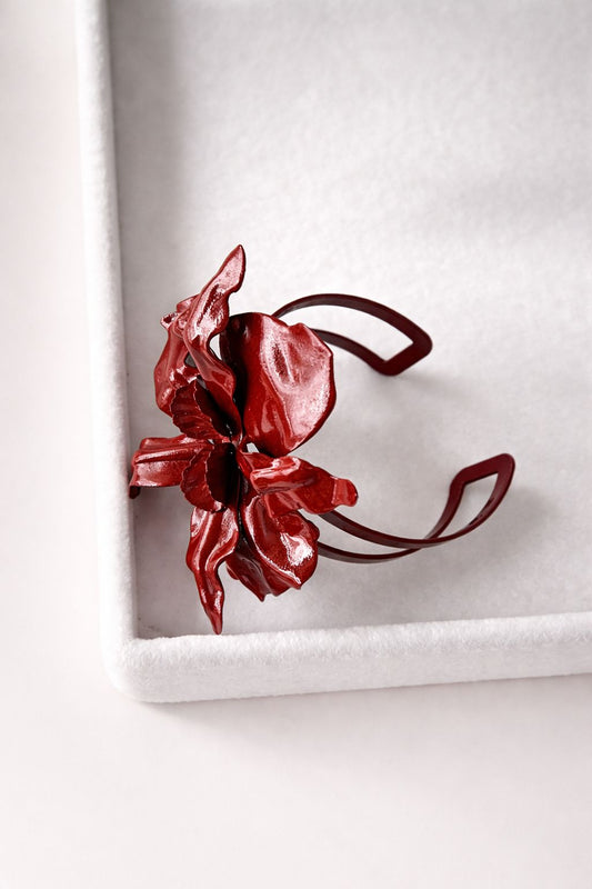 Metal Çiçek Kelepçe